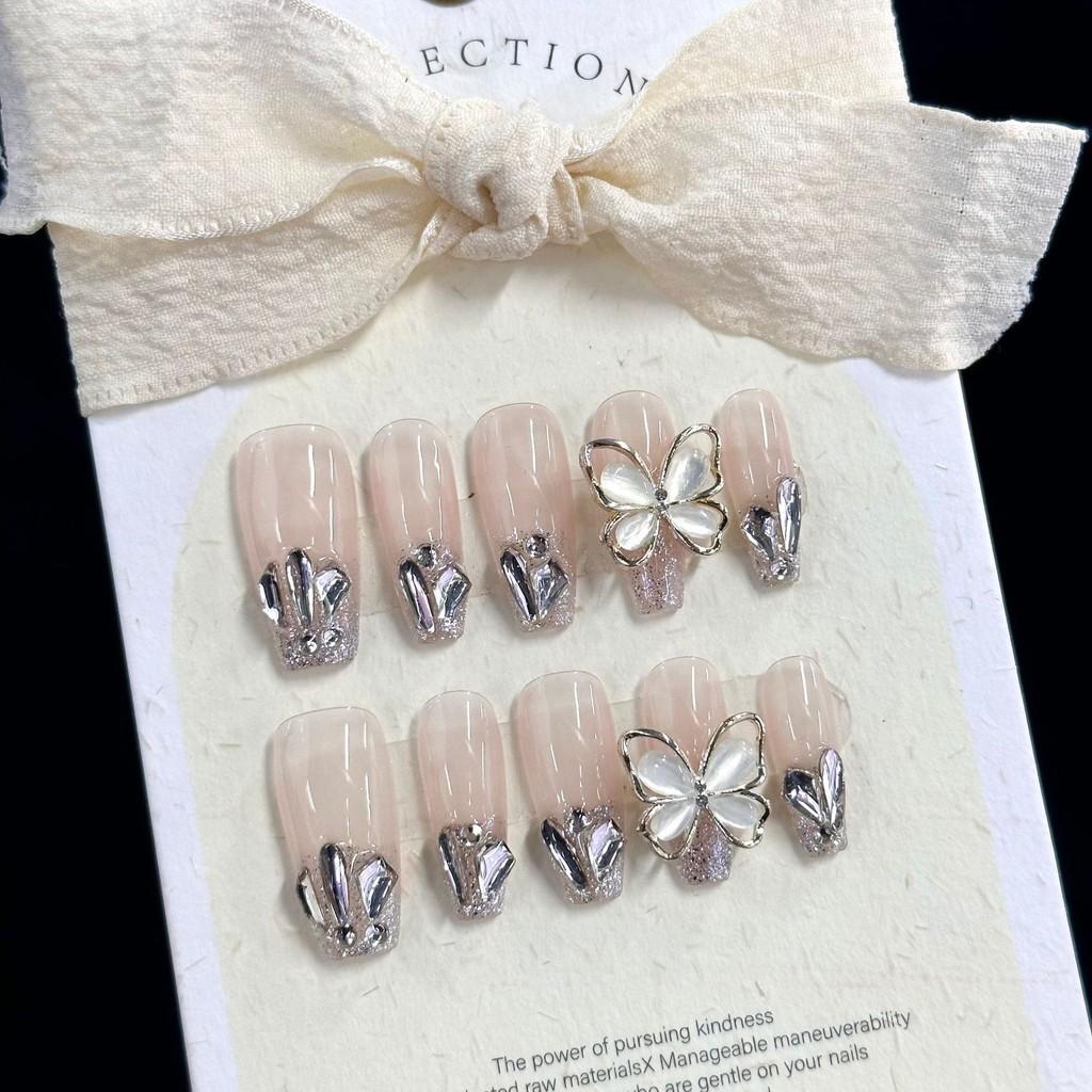 

Nail Handmade Wear Fashion Casual Simple Exquisite Classic Nail Patch Style Short,XS