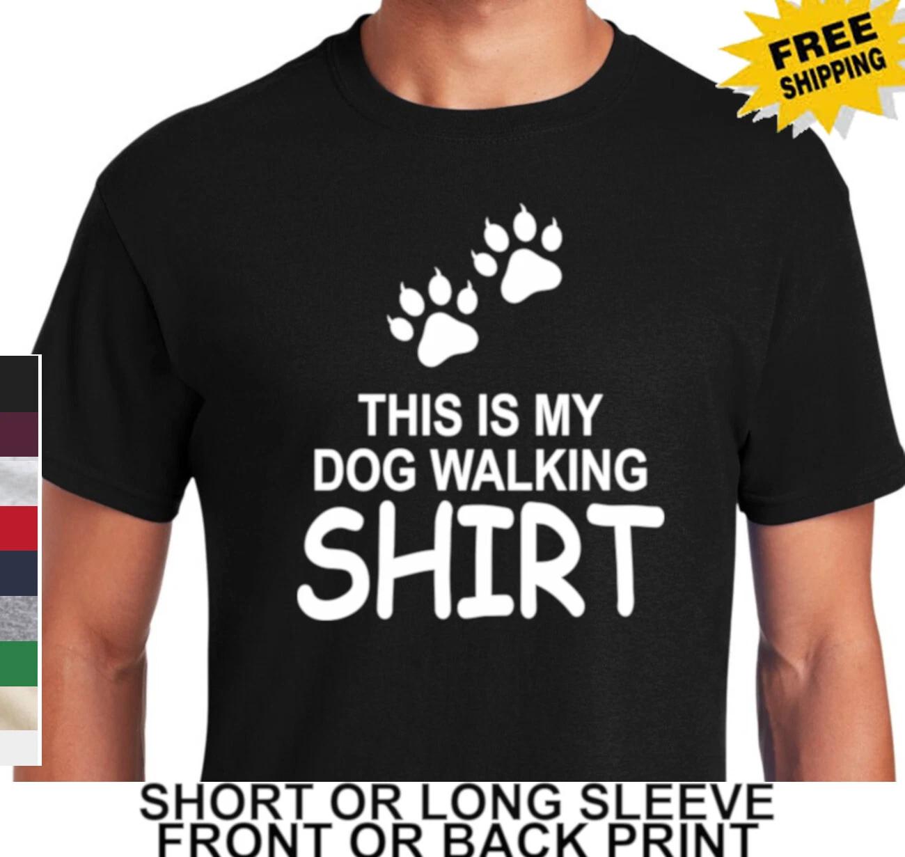 Dog Lover This Is My Dog Walking Shirt Rescue Mom Dad Pet Parents Men s T-Shirt S
