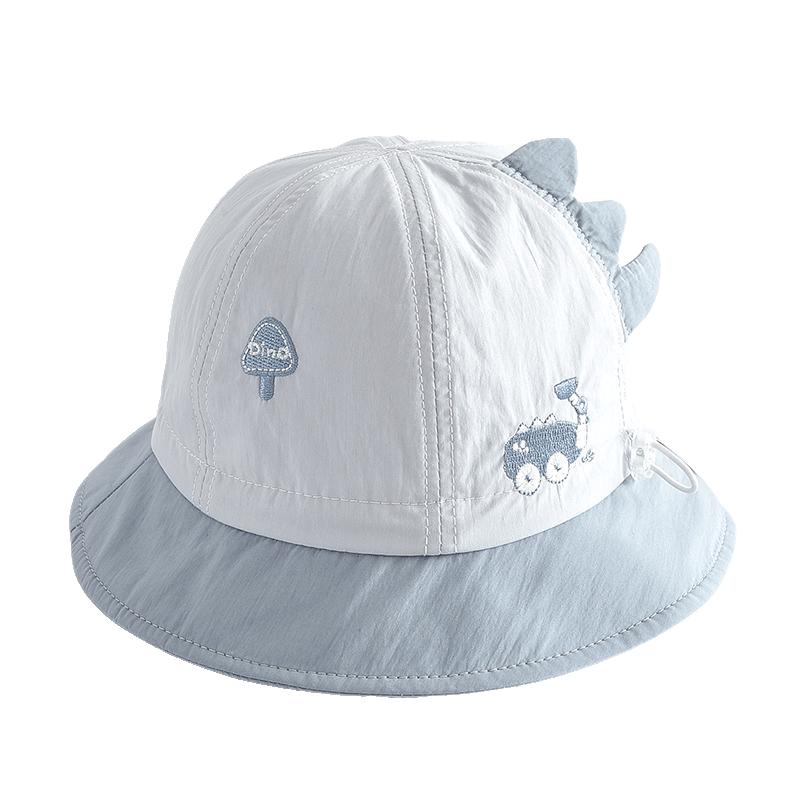 Spring and Summer Children's Hats, Pure Cotton, Outdoor Windproof and Sunshade, Student Basin Hats, Brim Sunshade, Fisherman Hats