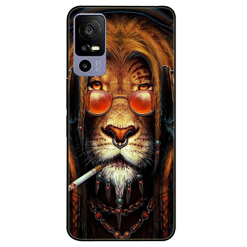 For TCL 40R 5G Case 6.6'' Silicone Soft Fashion TPU Phone Cover for TCL 40 R 5G Cases T771K T771A T771H Bumper Funda For TCL 40R