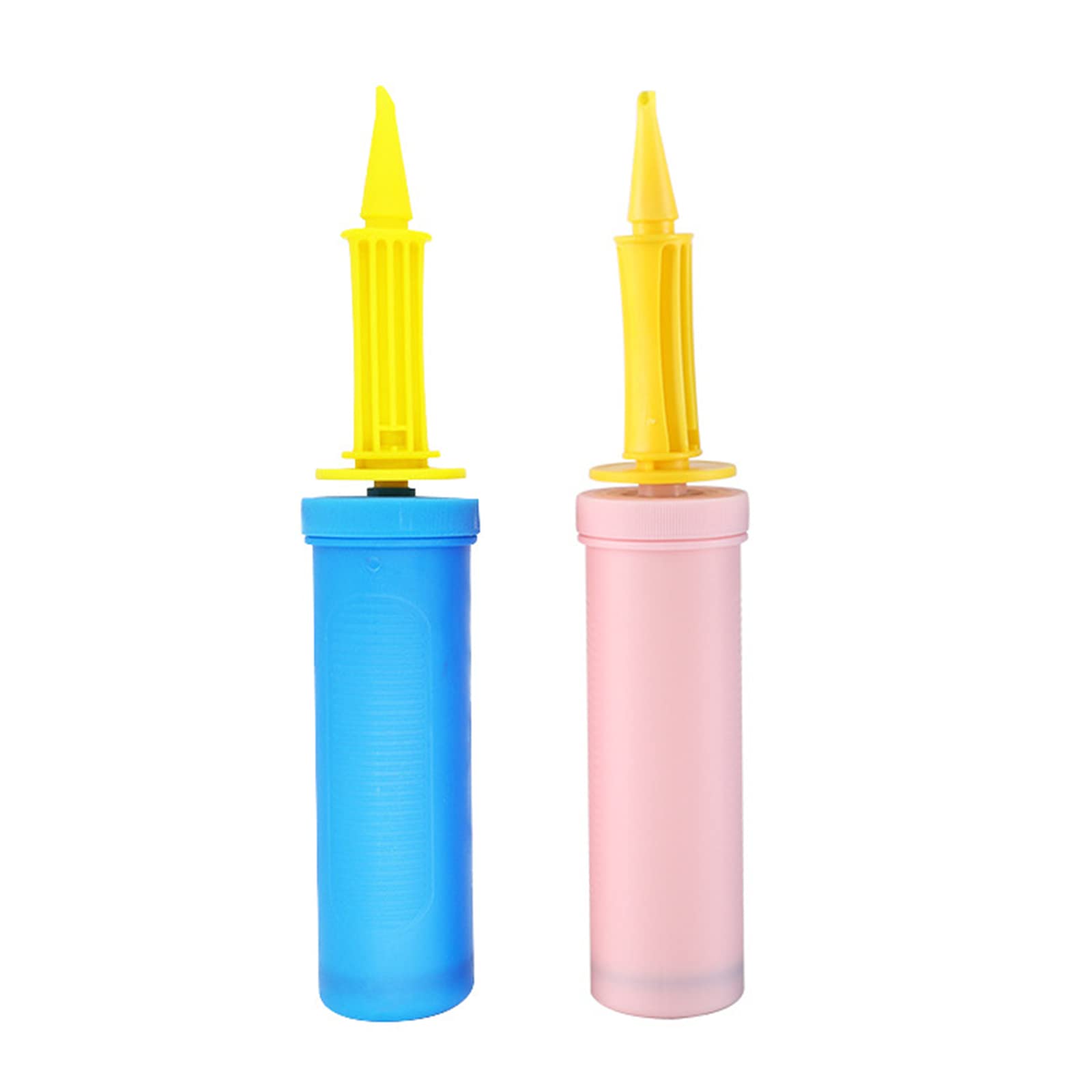 

SUSWIM Hand Pump Double-Speed Inflatable Pump Portable for Balloons Floaties Yoga Balls Blue Pink