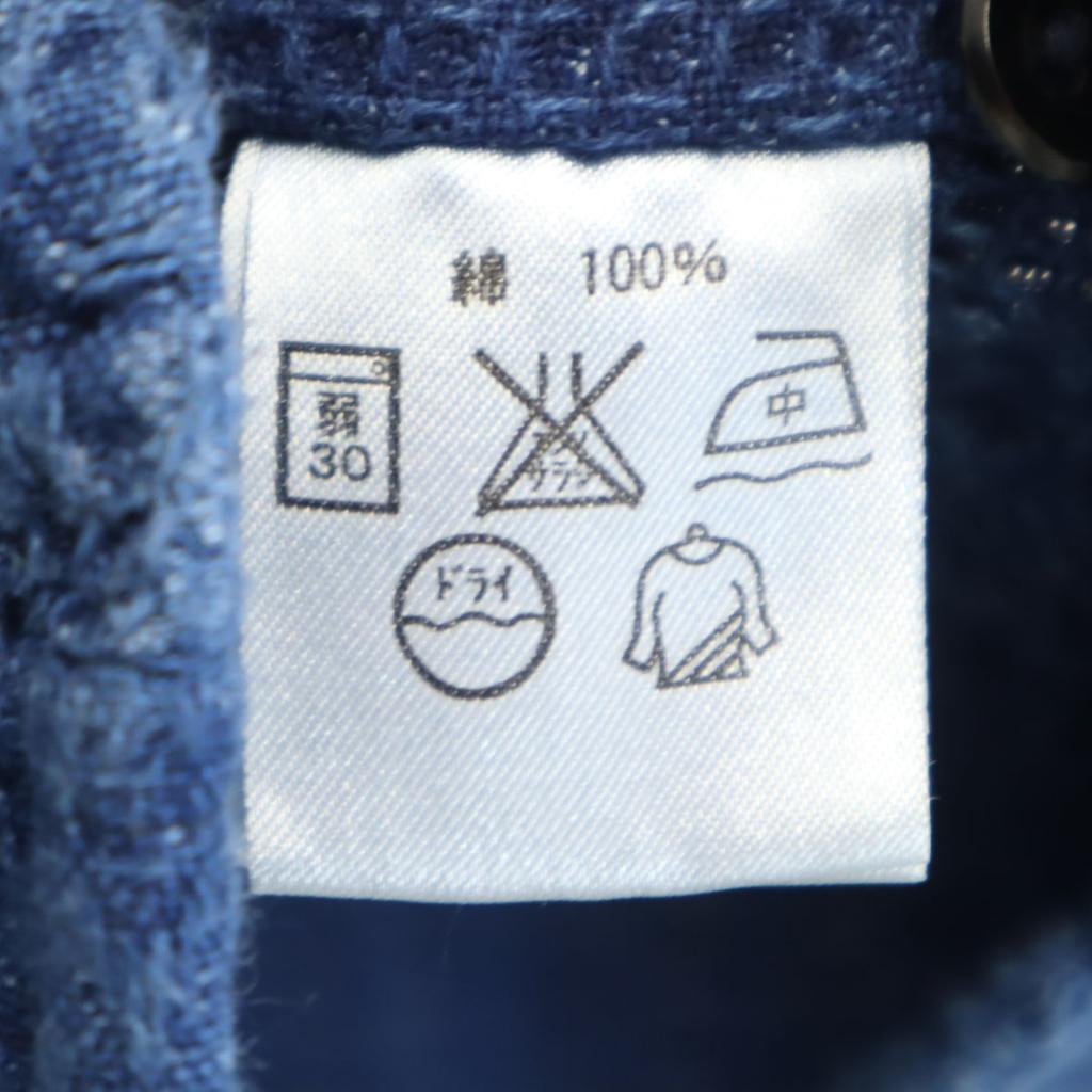 Chiang Mai DELUXE Long Sleeve Indigo Processing Shirt 2 Indigo Men's Used