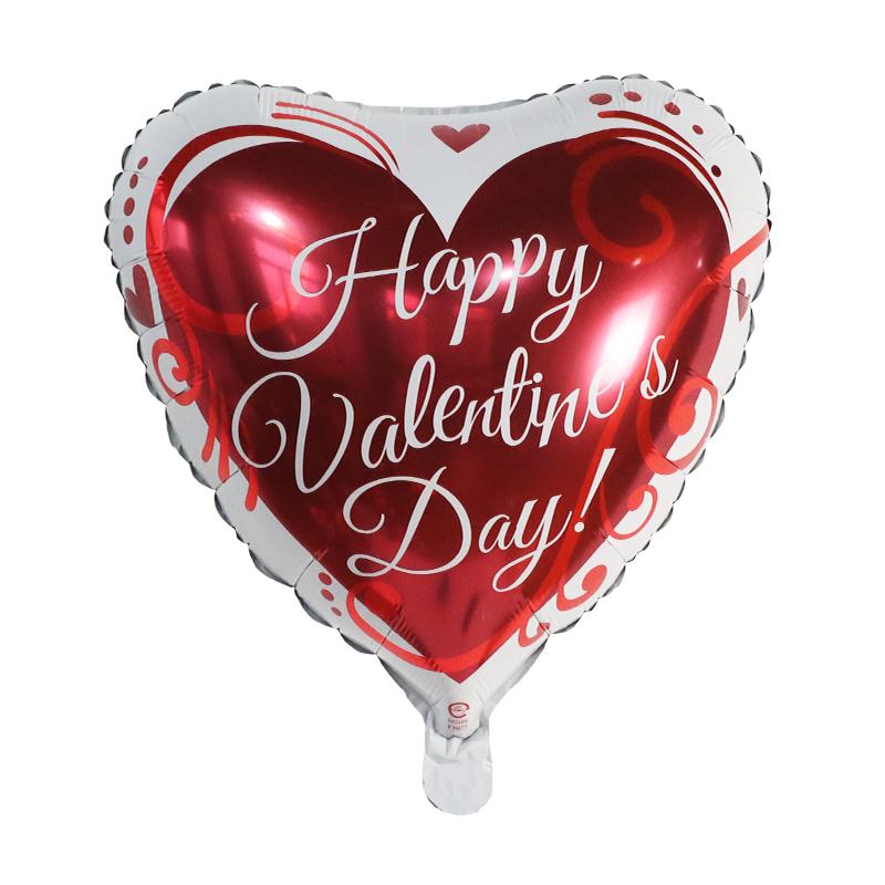 

10 Pcs 18inch Heart-shaped Aluminum Foil Balloon Happy Valentine s Day Anniversary Wedding Decoration Supplie Balloon Decoration 18inch