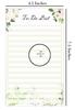 Inkdotpot Daglig Planner Listeblok Notesblokke Memo Blok, Udateret To-Do Liste Afrivningsblok - 4,5 x 7,5 Tommer (50 ark) Organizer