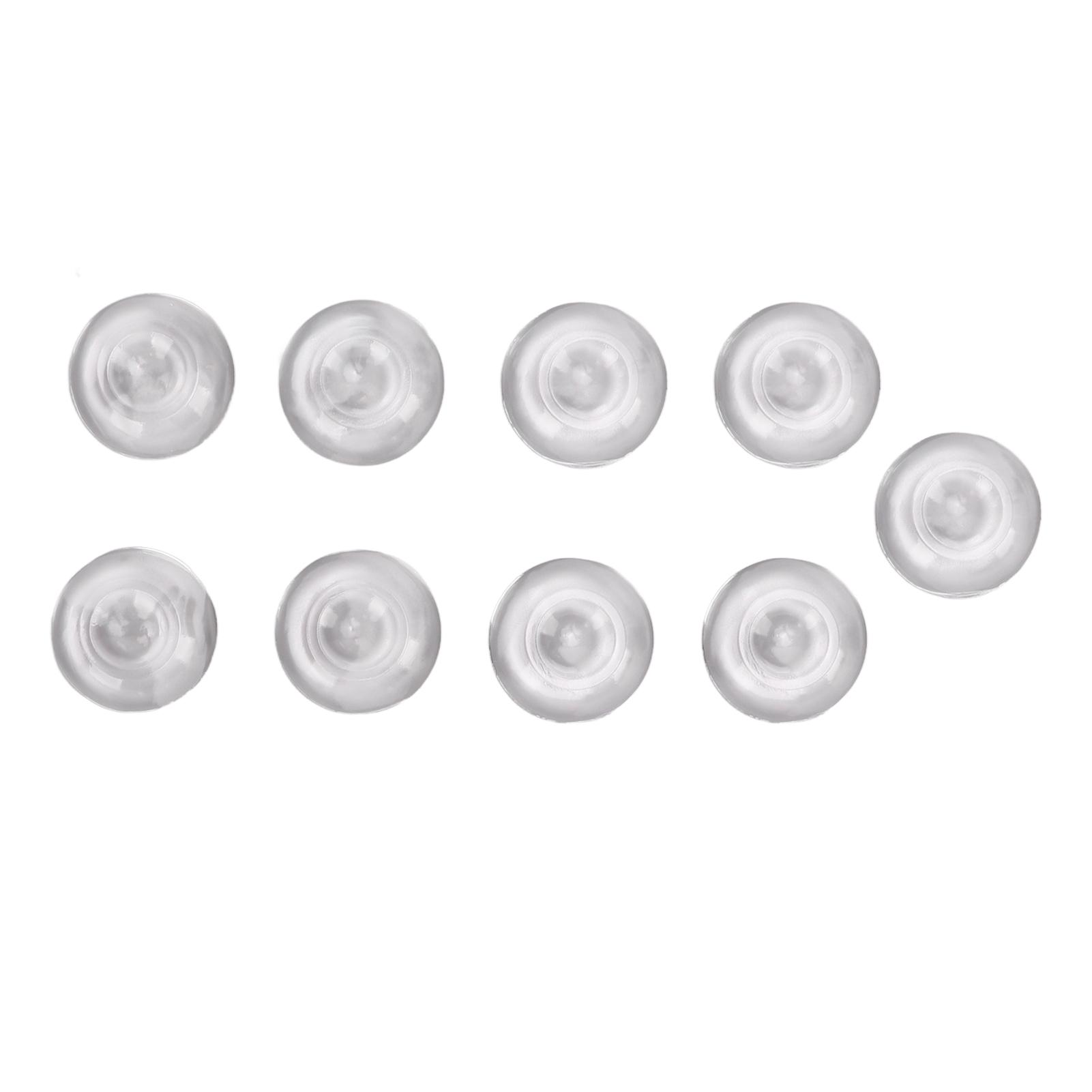 

9Pcs Transparent Door Bumper Super Adhesive Noise Reduction Reusable Silicone Wall Protector for Door Handles