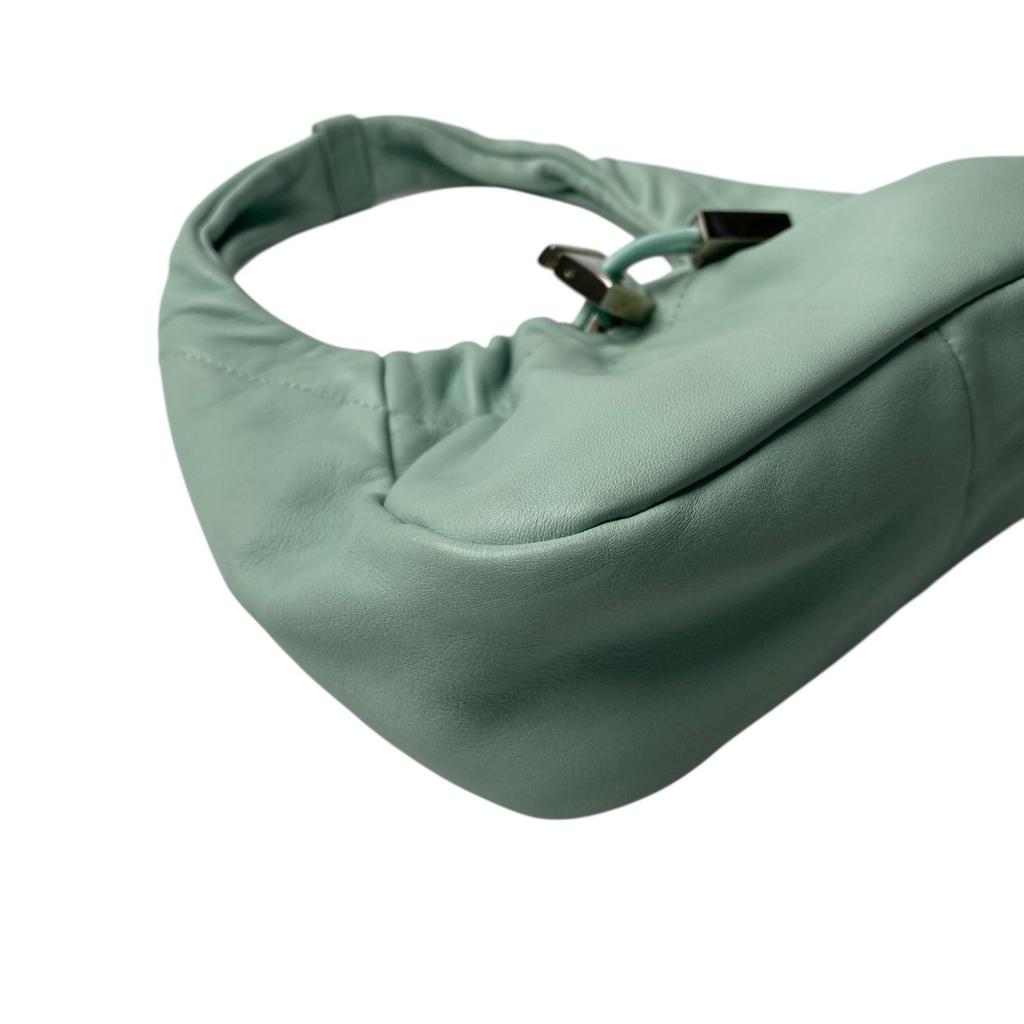 Used Salvatore FerragamoHandbag Mint green leather Women