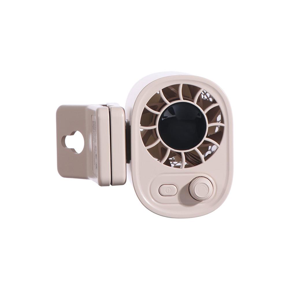 Portable Powerful Waist Clip Fan Lightweight Versatile Cooling Fan Convenient USB Rechargeable Versatile Shirt Fan Work Travel