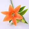 9 Pcs Artificial Lily Flowers for Easter Realistic White Fake Tiger Lilies