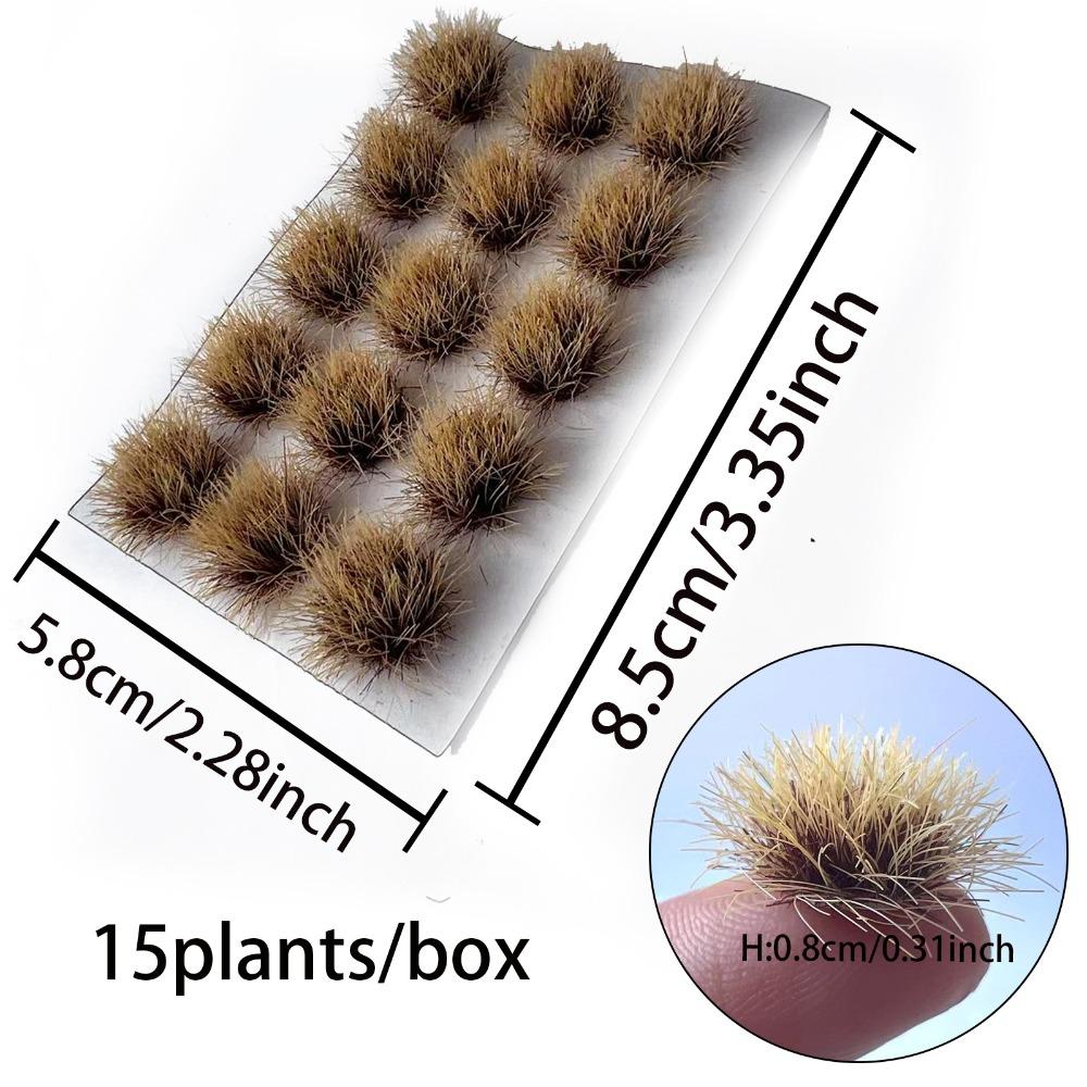 Simulation Miniature Grass Cluster Model Miniature DIY Sand Table Grass Cluster  Home Garden