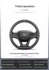 Baojun Genuine Leather Steering Wheel Cover for RS3, RM5, RS5, RC6, 510, 530, 360, 730, 560, 310W