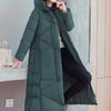 Cotton-padded Women's Literary and Artistic Retro Loose Large Size Ethnic Style Long Thick Coat