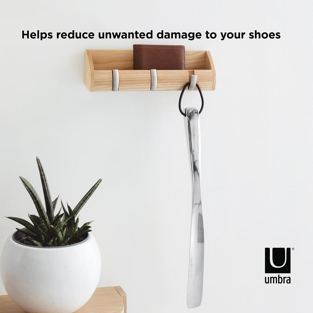 Umbra Matte 4 x 43 x 3 SHOEHORN 2377100008 Shoehorn, Aluminum, cm,