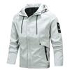 Men S Plus Size Casual Hooded Long Sleeve Jacket