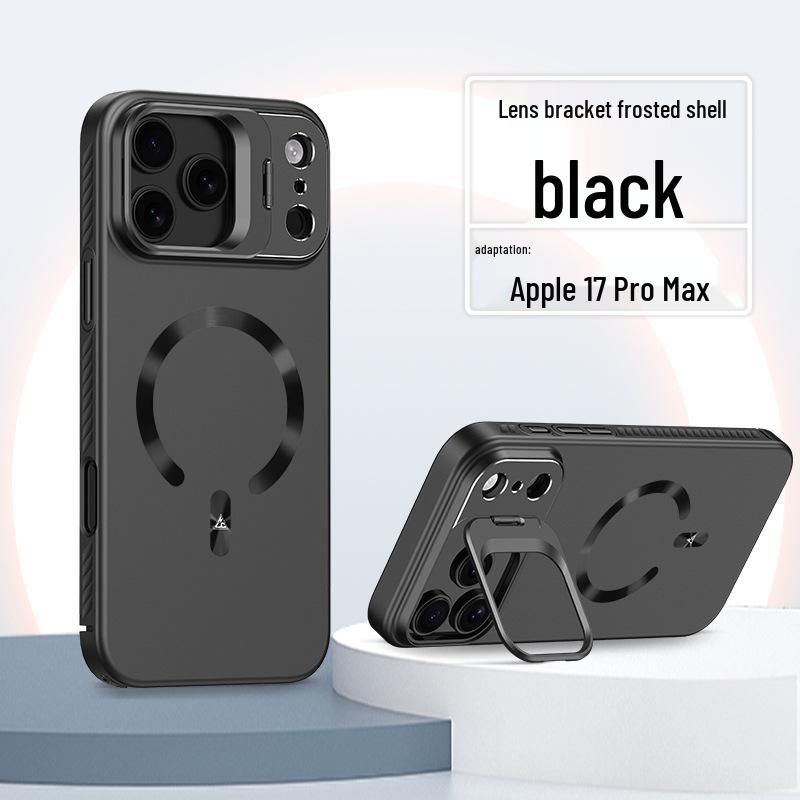 

iPhone 17 Pro Max Frosted Magnetic Lens Stand Protective Case 17 Pro Max