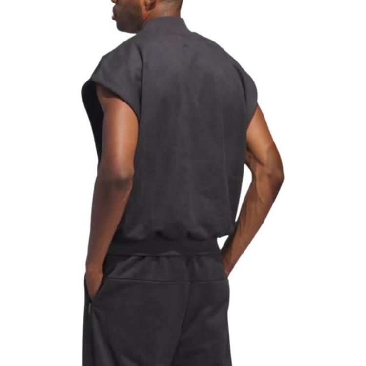 adidas THE 2024 COLLECTION Sweatshirts Unisex Charcoal Black Half Turtleneck Moderate Other IN7702