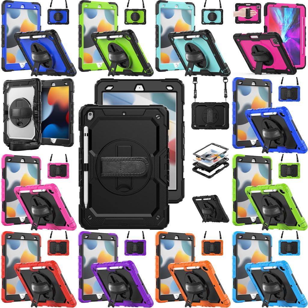 Ipad For Air 11 Case Silicone Anti Fall Rotating Bracket Protective Cover Gift