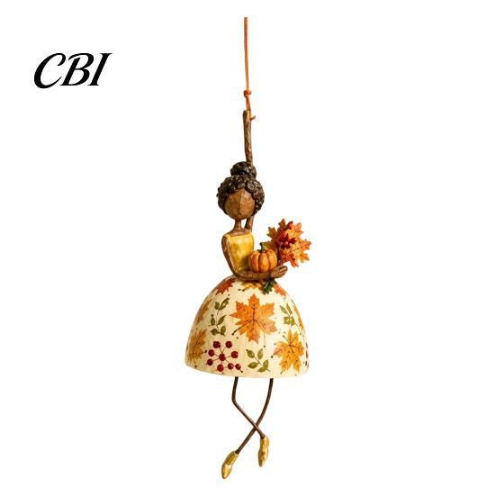 Indoor Porch Hanging Art Dancing Lady Ornament for Home Decor, Elegant Sculpture, Unique Figurine Creative Pendant Outdoor Window Garden Decoration