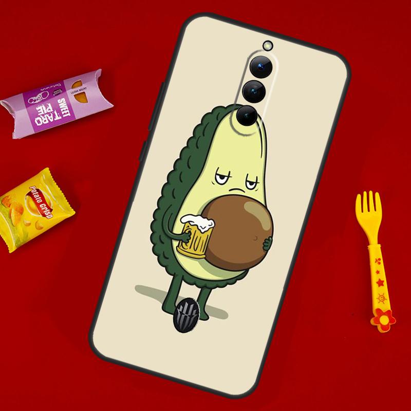 Cute Avocado Fruits Case For ZTE Nubia Red Magic 10 Air 6 6S 7S For Red Magic 11 10 9 8 8S 9S 10S Pro Plus Cover