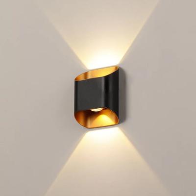 IP65 LED Wall Lamp Outdoor Waterproof Up and Down Wall Light Aluminum AC86-265 Indoor Bedroom Living Room Stairs Wall Lights