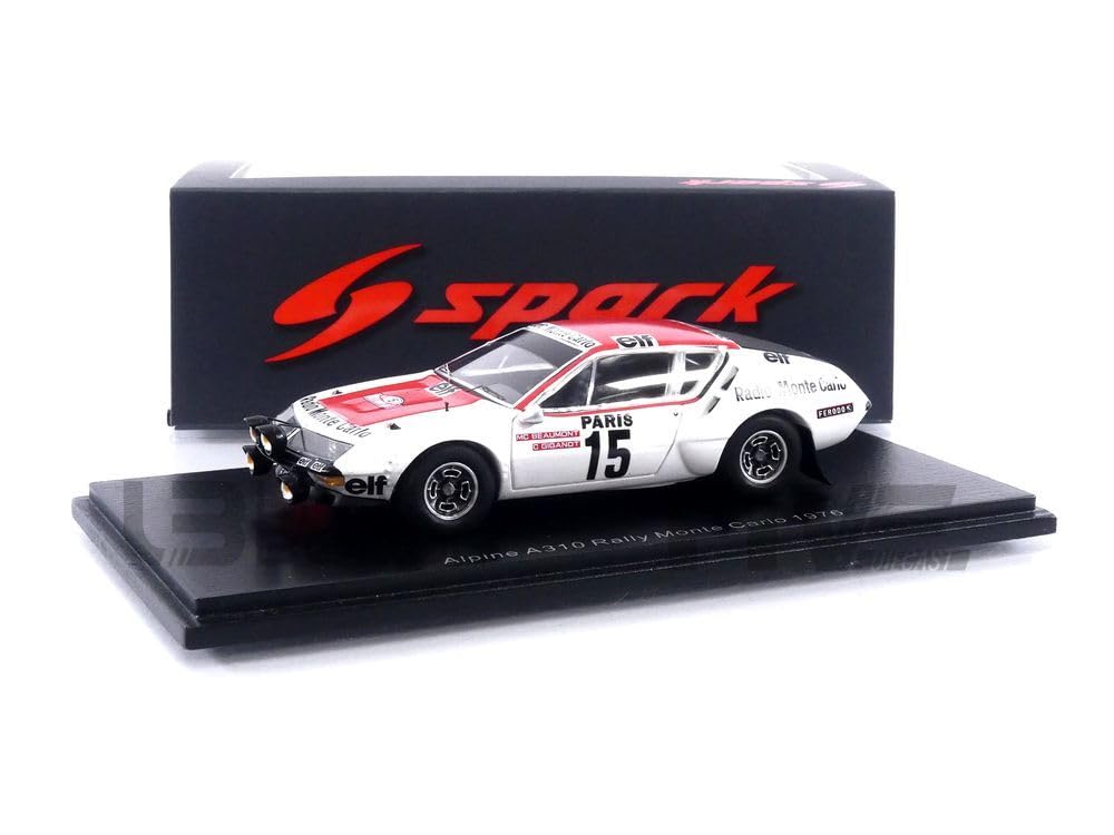 Spark Alpine A310 1976 Rally Monte Carlo 1/43 #15 M-C.Beaumont/C.Giganot