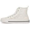 MLB Playball High Monogram Casual Simple Non-Slip Wear-Resistant Lightweight Shock Absorbing High-Top Canvas Shoes Unisex sneakers 3ACVCMM2N-50GRS