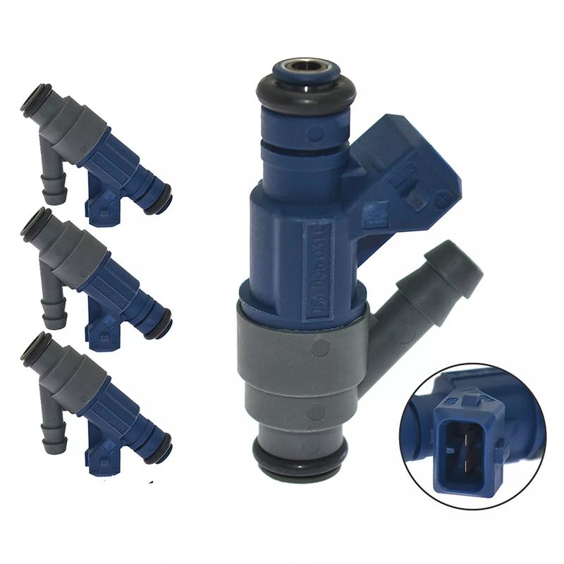 Injector For Jetta 4Pcs Fuel Injectors Car Maintenance Brand New Condition Easy tallation Fits Multiple Models