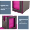 PU Leather Trading Card Deck Box Board Game Card Carrying Organizers Scratch Resistant Card Storage Case Easy To Use