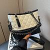 Trendy Quilted Large Chain Shoulder Crossbody Bag For Women Stylish Design And Versatile Use