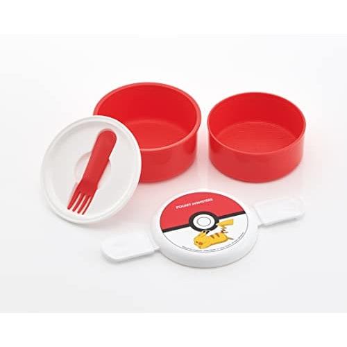 Skater Bento Box Pocket Monster Monster Ball 500ml 2 Tiers Round Antibacterial Made in Japan ONWR1AG-A
