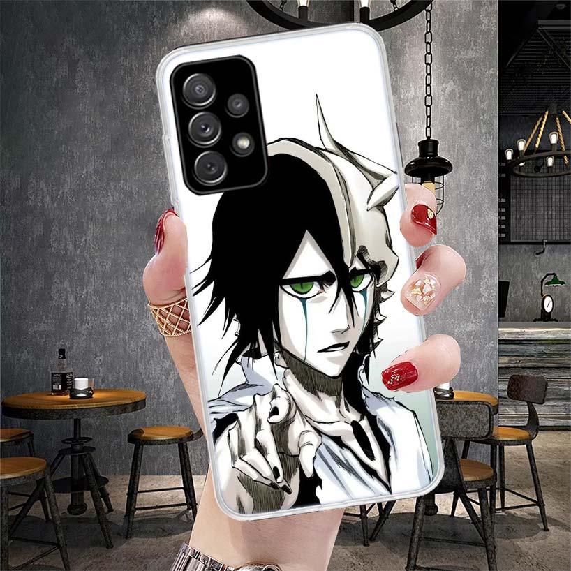 Bleach Ulquiorra Cifer 4 Soft Phone Case For Samsung Galaxy A12 A22 A32 A52 A72 A02S A51 A50S A71 A70 A31 A20S Note 20 Ultra S10