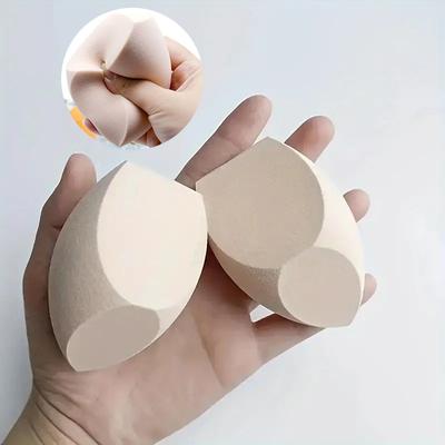 2 Stück Große Größe Make-up-Schwamm Foundation Kosmetik-Puff Weich Glatt Puder Concealer Schwamm Blender Nass Trocken Doppelte Anwendung Make-up-Puff