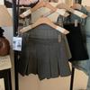 Damen High-Waist Woll Falten Minirock Hose - Herbst 2025 Trendiger Eleganter Stil