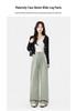 High-Waisted Maternity Straight-Leg Pants - Trendy, Versatile, Loose Korean Style for Spring & Autumn