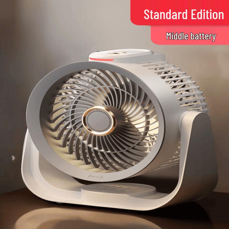 ZISIZ Smart Voice-Controlled Circulating Fan with Night Light