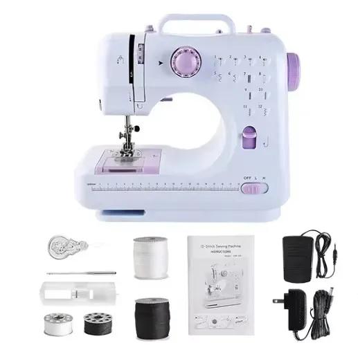 505A Sewing Machine, Household Electric Multifunctional Fully Automatic with Lock Edge Desktop Handheld Small Sewing Machine