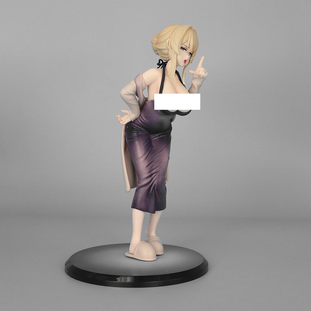 New Standing Pose Anime Girl Figurine Erin Doll In Sensual Dress Desk Collectible Gift For Boys On Special Occasions