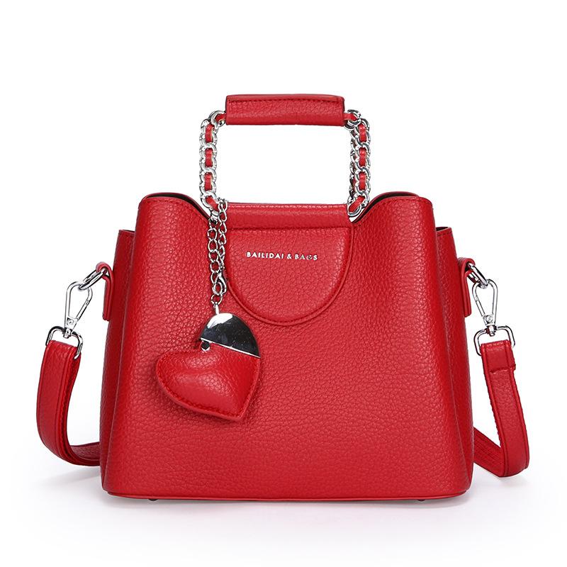 Handtasche mit großem Fassungsvermögen, Einzelschulter-Tragetasche, modisch und stilvoll, Handheld, Umhänge-Brauttasche