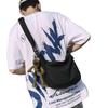 Módní unisex plátěná crossbody taška - Japonský hip hop styl