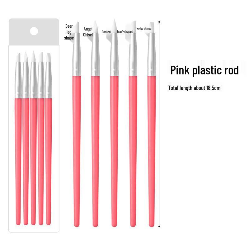 Dual-Ended Silicone Nail Art Tool: Smudge & Dot Pen