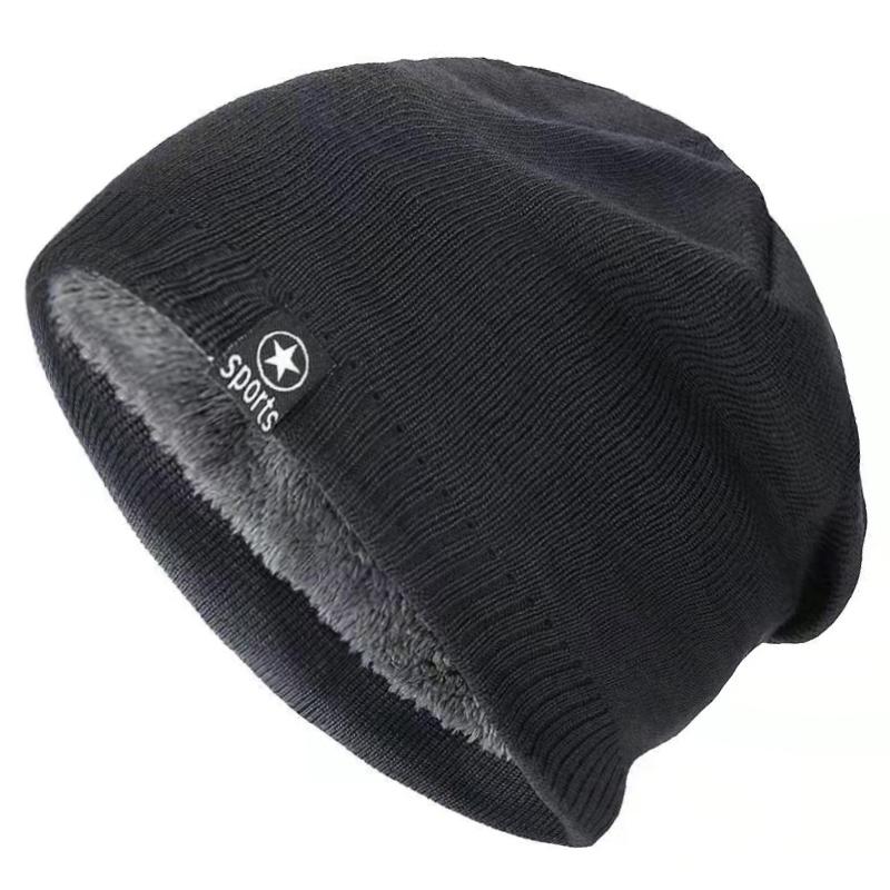 Hot Unisex Sports Beanie Hat High Quality Knitted Winter Hats For Men Women Casual Warm Hat Bonnet