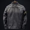 Spring and Autumn New Japanese Loose Retro Old Personality Heavy Embroidered Jacket Denim Men's Jacket