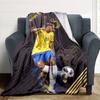 1pc Neymar14 Blanket, Gift, for Men and Women, Soft Blanket, Good for Sofa Bed Couch Travel, Lightweight Flannel Blanket