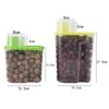 Kitchen Food Container Sealed Crisper Grains Tank Storage Kitchen Sorting Rice Storage Box Container Bottles and Jars