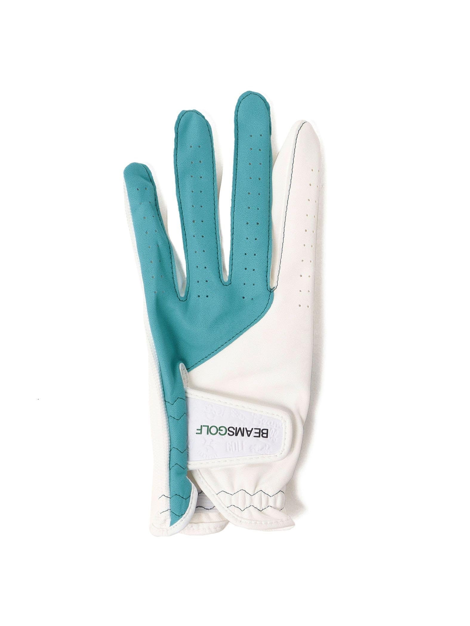 

Gloves Embossed Logo Bicolor Gloves TURQUOISE 81460015469 [Beams Golf] UNISEX (Left Hand) -