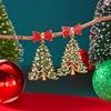 Orecchini Pendenti Albero di Natale Colorati con Fiocco di Strass Orecchino Pendente Albero di Natale Raffinato Gioiello Regalo per Festa per Donne Uomini