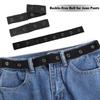 Stretch Trousers Waist Belt Buckle Free Elastic Waist Extenders Elastic Expansion Buckle  Women Men
