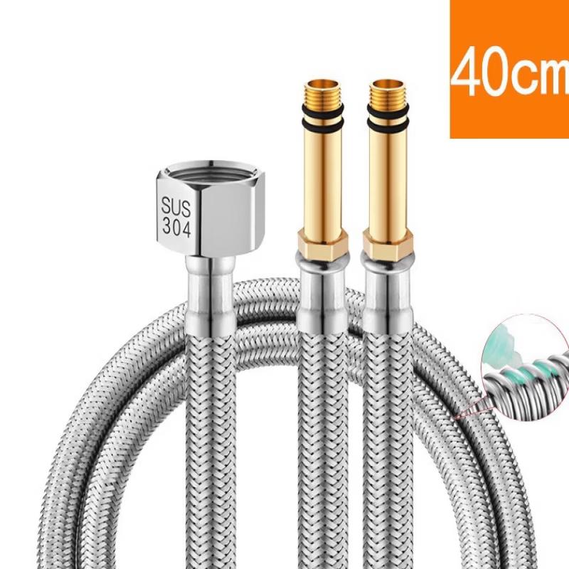 OLOEY Braided Hot & Cold Faucet Supply Hoses