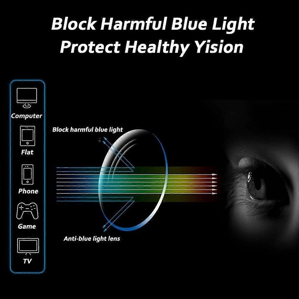 Stylish Red Reading Glasses 2.5 Magnification Anti-Blue Light Anti-Fatigue Computer Glasses for Men and Women