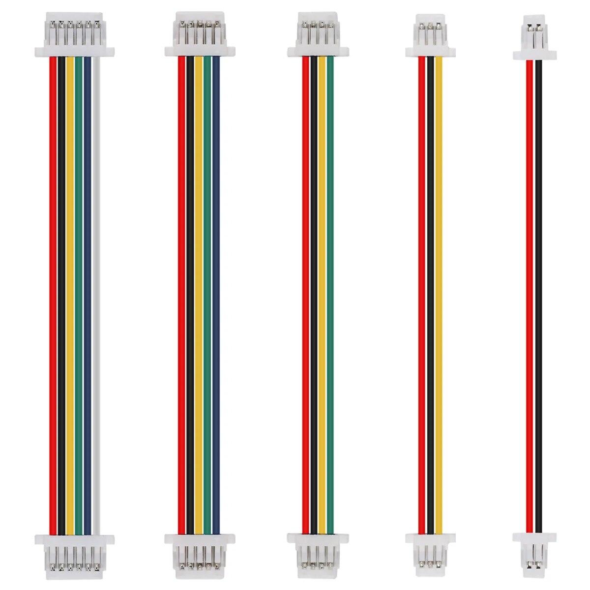 

JST SH1.0 1,0 мм гніздо «жінка-жінка» Кабельний роз’єм із подвійним штекером JST 1.0 2/3/4/5/6-контактний роз’єм 28AWG Гніздо 5p