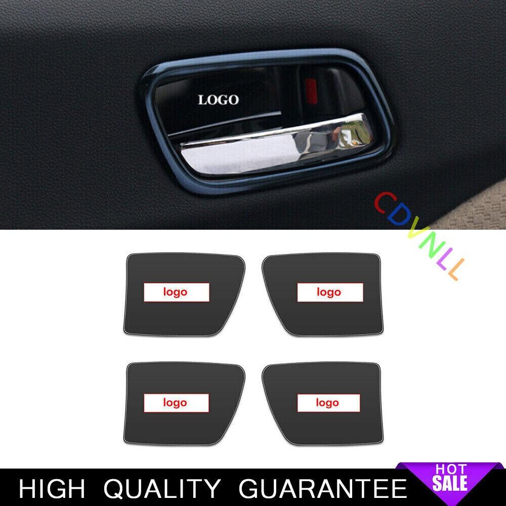 Interior Door Bowl Cover Trim 4PCS Fit For Honda CRV CR-V 2012-2016 Black Steel